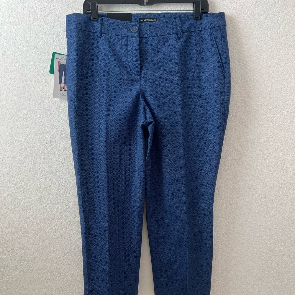 NEW Hilary Radley Navy cropped pants